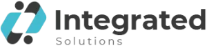 Integrated Solutions Logo with dark grey text.