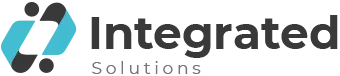 Integrated Solutions Logo with dark grey text.