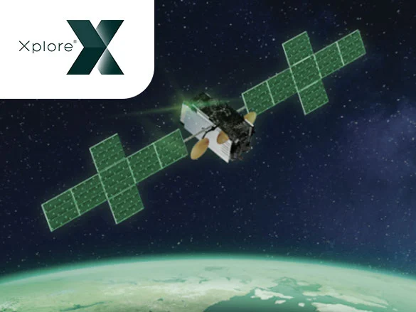 Xplore Next-Gen Satellite in space.